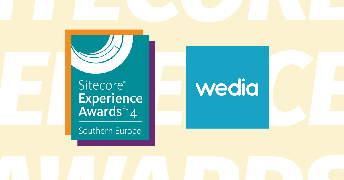 2 Sitecore Experience Awards για τη Wedia!