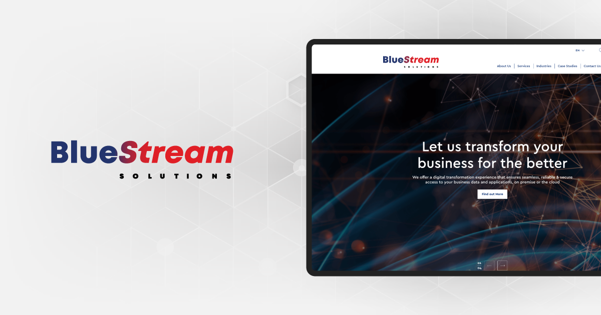 BlueStream Solutions: Υψηλή αισθητική και άριστη λειτουργικότητα σε ένα σύγχρονο website